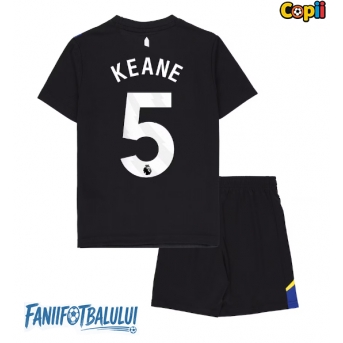 Everton Michael Keane #5 Echipament de Fotbal Replică 2025-26 Copii Treilea (+ Șorturi)